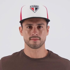 Boné Adulto New Era São Paulo 950 Tricolor Aba Curva - Foto 5