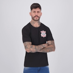 Camiseta do Corinthians Brasão Masculina - Foto 2