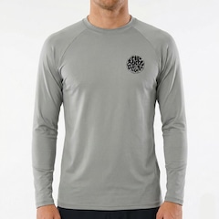 Camiseta Rip Curl Manga Longa Icons Surf UV SM26 Masculina - Foto 1