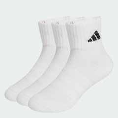 Kit Meias Soquetes Esportiva Acolchoadas 3 Pares Adidas Unissex - Foto 2