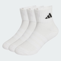 Kit Meias Soquetes Esportiva Acolchoadas 3 Pares Adidas Unissex - Foto 3