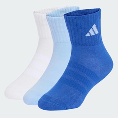 Kit Meias Soquetes Esportiva Acolchoadas 3 Pares Adidas Unissex - Foto 3