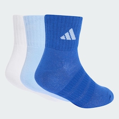 Kit Meias Soquetes Esportiva Acolchoadas 3 Pares Adidas Unissex - Foto 4