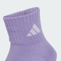 Kit Meias Soquetes Esportiva Acolchoadas 3 Pares Adidas Unissex - Foto 5