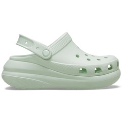 Sandália Crocs Classic Crush Platform Clog Mint Tint - Feminino - Foto 1