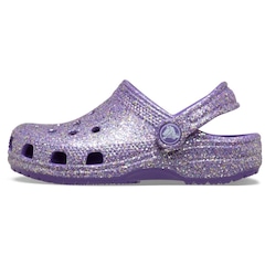 Sandália Crocs Classic Fantasy Glitter Clog T - Infantil - Foto 3