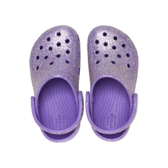 Sandália Crocs Classic Fantasy Glitter Clog T - Infantil - Foto 5