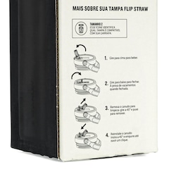 Garrafa Térmica Stanley Aerolight Flip Straw 1.1L Heat Wave Frost - Foto 8