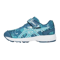 Tênis Asics Fantasy 4 Aegean Blue Infantil - Foto 3