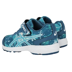 Tênis Asics Fantasy 4 Aegean Blue Infantil - Foto 4