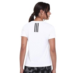Camiseta adidas Own The Run 3 Stripes Feminina - Foto 2
