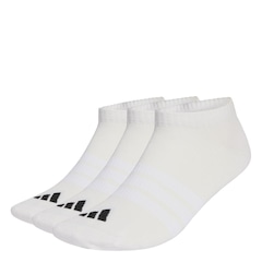 Meias Soquete adidas Thin&Light Essentials 3 pares Unissex - Foto 1