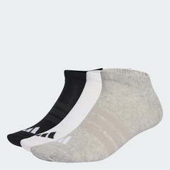 Meias Soquete adidas Thin&Light Essentials 3 pares Unissex - Foto 2