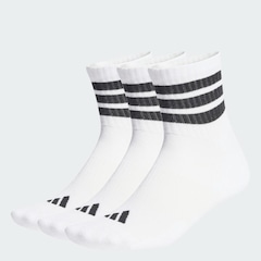 Kit 3 Meias Cano Médio adidas Esportivas Unissex - Foto 2