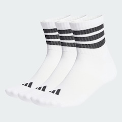 Kit 3 Meias Cano Médio adidas Esportivas Unissex - Foto 3