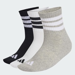 Kit 3 Meias Cano Médio adidas Esportivas Unissex - Foto 2