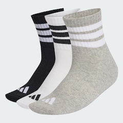 Kit 3 Meias Cano Médio adidas Esportivas Unissex - Foto 3