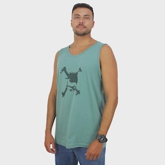 Camiseta Regata Oakley Heritage Skull Tank Pacific - Masculina - Foto 1