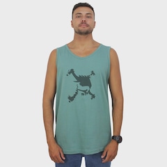 Camiseta Regata Oakley Heritage Skull Tank Pacific - Masculina - Foto 2