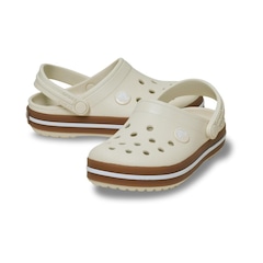 Sandália Crocs Crocband Gum Clog T Summit - Unissex - Foto 4