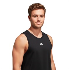 Camiseta Regata adidas Treino Três Listra Masculina - Foto 3