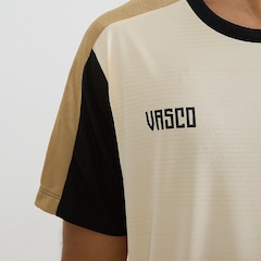 Camisa do Vasco da Gama Estouro Gold Braziline - Masculina - Foto 3