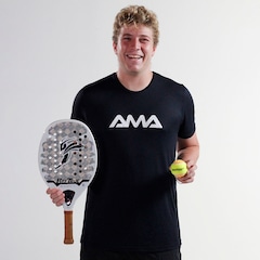 Raquete de Beach Tennis Ama Sport BeeTrue Poison Bee 18k 2026 - Gigio Cariani - Foto 2