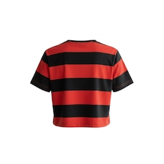 Blusa Cropped do Flamengo Símbolo Coimbra - Feminina - Foto 4