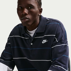 Camisa Polo Nike Club Stripe Oversized Masculina - Foto 3