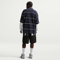 Camisa Polo Nike Club Stripe Oversized Masculina - Foto 5