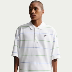 Camisa Polo Nike Club Stripe Oversized Masculina - Foto 1