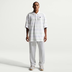 Camisa Polo Nike Club Stripe Oversized Masculina - Foto 4