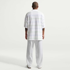 Camisa Polo Nike Club Stripe Oversized Masculina - Foto 5