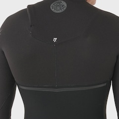 Long John Rip Curl E-Bomb 4/3 Zip Free Black Importado - Masculino - Foto 4