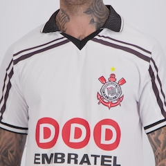 Camisa Corinthians Retrô 1998 DDD Masculina - Foto 5