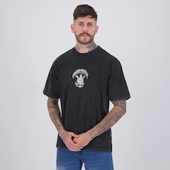 Camiseta Corinthians Stoned Oversized Masculina - Foto 3