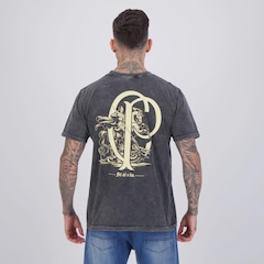 Camiseta Corinthians Fiel Stoned Masculina - Foto 4
