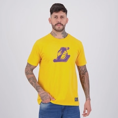 Camiseta NBA Los Angeles Lakers Spray Masculina - Foto 2