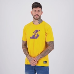 Camiseta NBA Los Angeles Lakers Spray Masculina - Foto 3