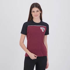 Camisa São Paulo Enlaçar Feminina - Foto 1