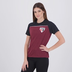 Camisa São Paulo Enlaçar Feminina - Foto 3