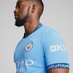 Camisa Manchester City I 24/25 Puma Torcedor Masculina - Foto 6