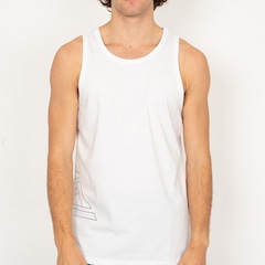 Camiseta Regata Quiksilver Outline Side Logo SM26 Masculina - Foto 1