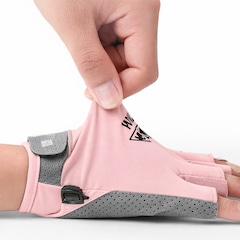 Luvas Fitness Gold Sports Wind Meio Dedos Anti Slip Com Tecido - Adulto - Foto 3
