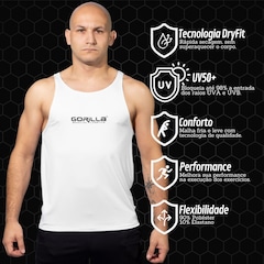 Camiseta Regata Gorilla Dry Fresh com Proteção UV 50+ para Treino Masculina - Foto 2