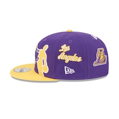 Boné New Era 9Fifty Los Angeles Lakers NBA All-Star Game Hardwood Classic Masculino - Foto 5