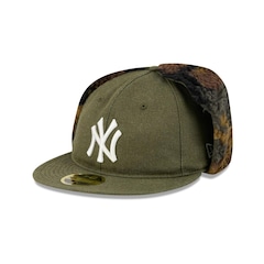 Boné New Era 59Fifty RETRO CROWN New York Yankees MLB Verde New Era Masculino - Foto 1