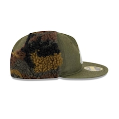 Boné New Era 59Fifty RETRO CROWN New York Yankees MLB Verde New Era Masculino - Foto 5