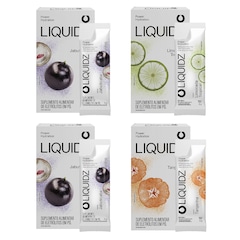 Kit 4 Caixas - LIQUIDZ - Eletrólitos Zero Açúcares - 3 Sabores - 24 sachês - Foto 1