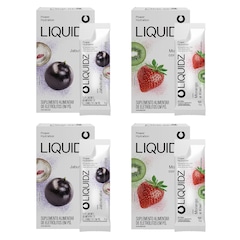 - Kit 4 Caixas LIQUIDZ - Eletrólitos Zero Açúcares - Jabuticaba | Morango - 24 sachês - Foto 1